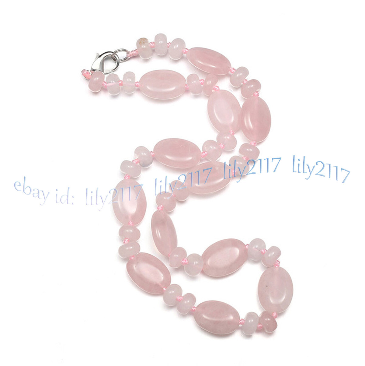 Natural 5x8mm Rondelle 13x18mm Flat Oval Gemstone Beads Necklace 14-36”