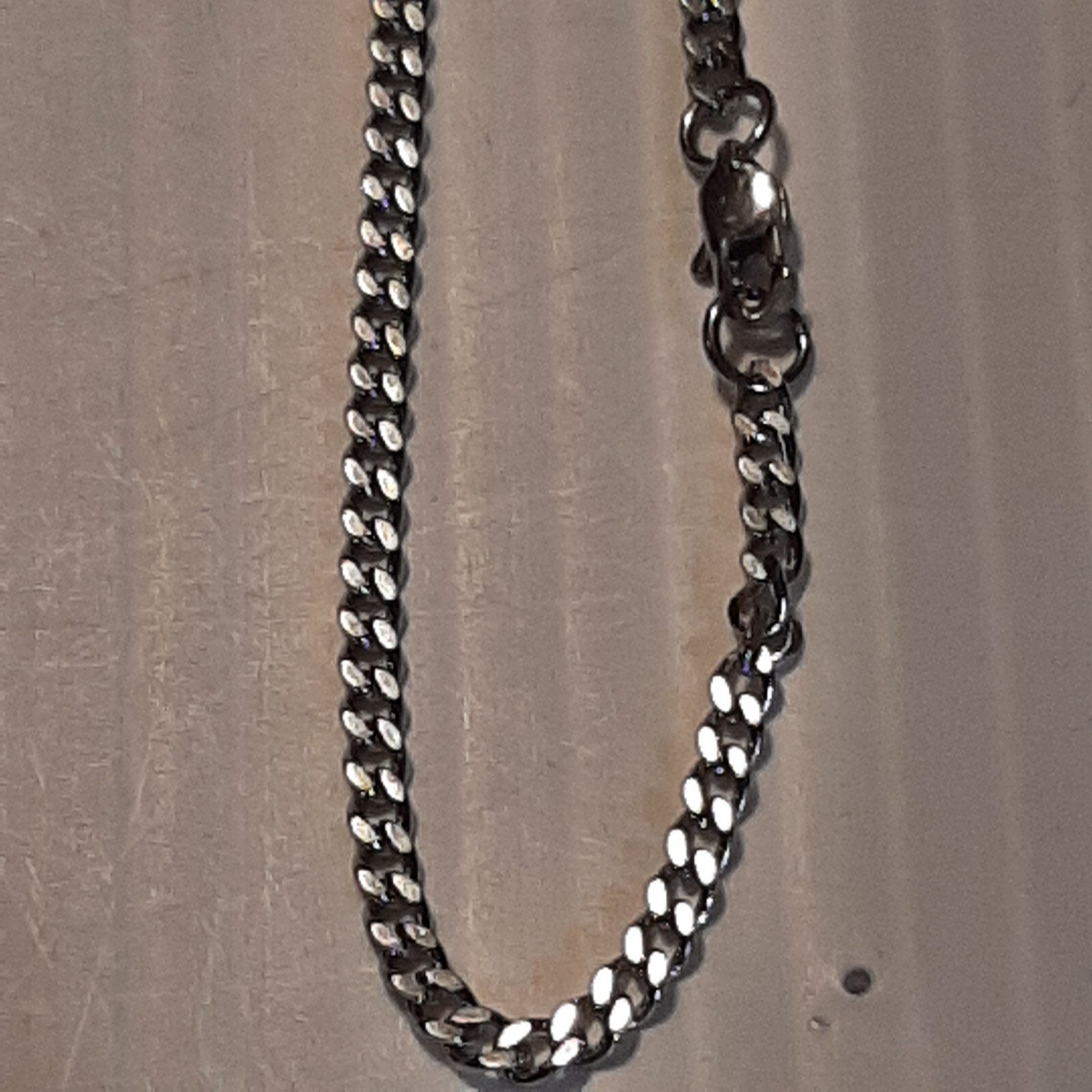 #17 BASEBALL FOOTBALL NUMBER Pendant Charm / 18″-24″ STAINLESS CHAIN NECKLACE