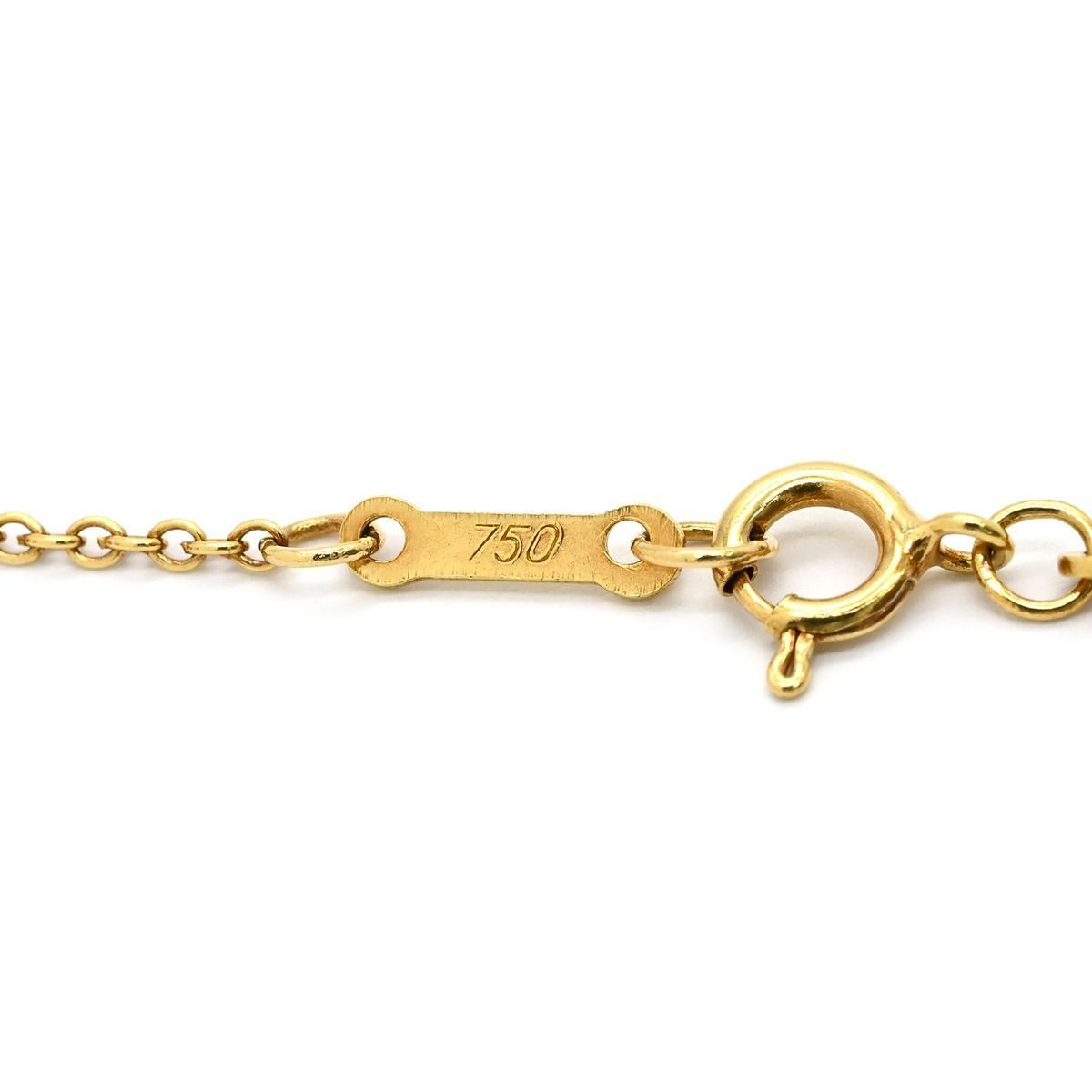 Tiffany & Co Necklace Open Heart Pendant Gold Tone ONE SIZE Used
