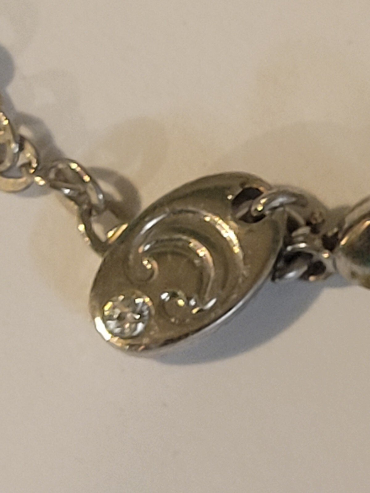 Statement Lab Created White Sapphire 8″ Necklace