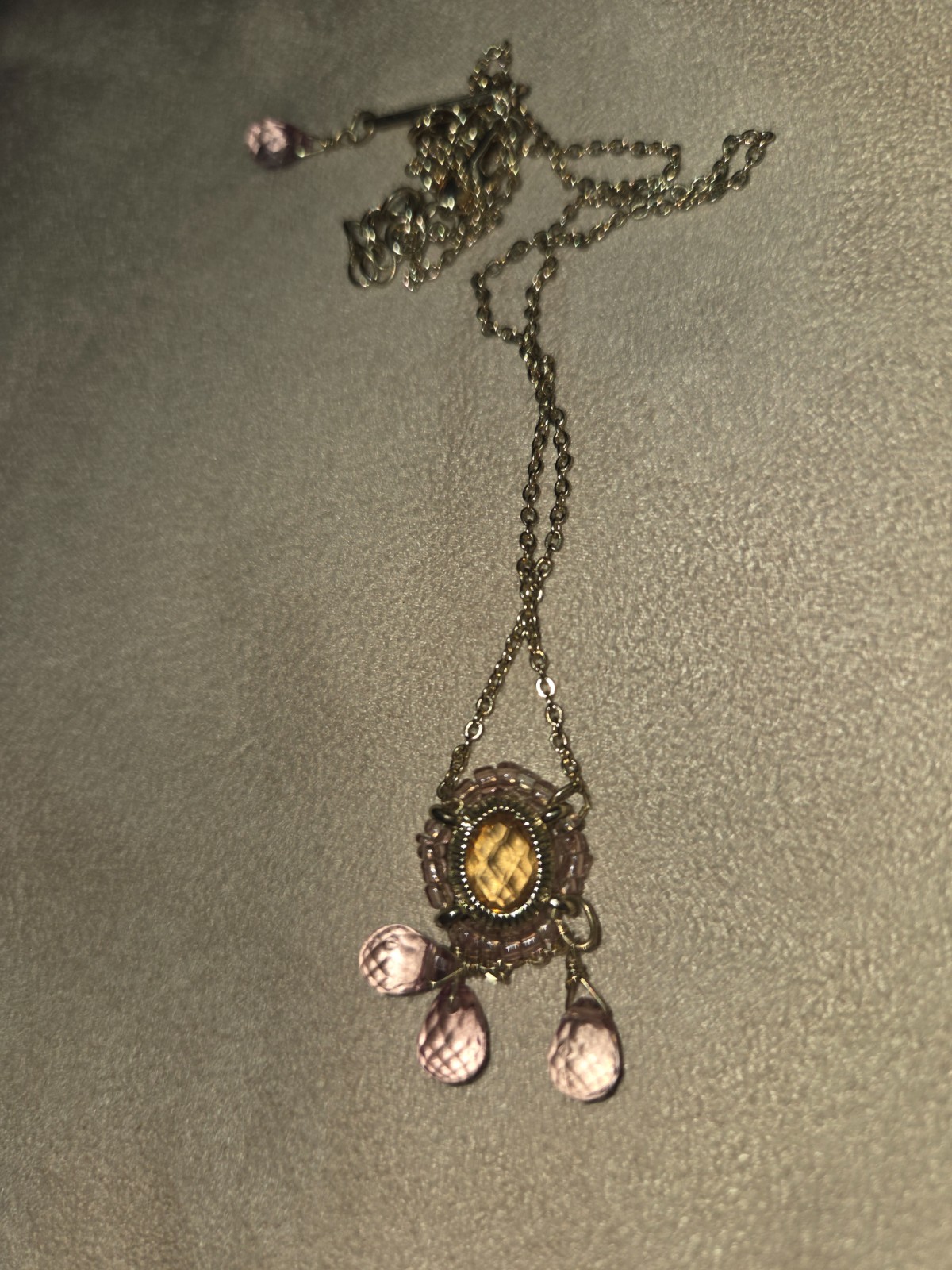 Necklace Pendant, Dana Kellin for Target, Fashion Jewelry, GUC, 16-20 in., Nice!