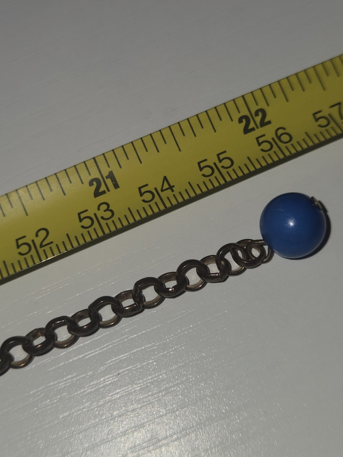 Various Blue Shades Teardrop Bib Gold Tone Chunky Fashion Jewelry.