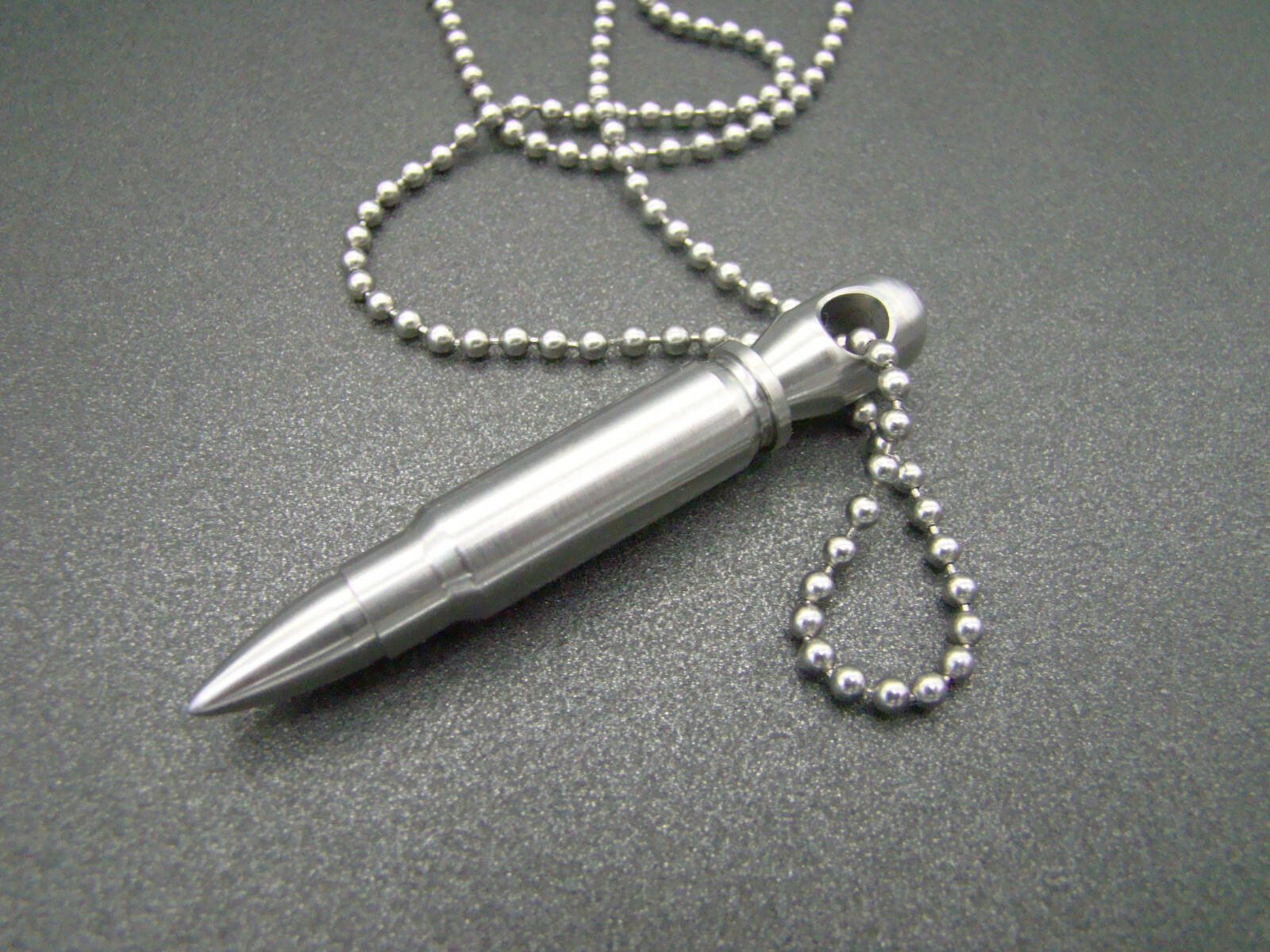 FN 5.7x28mm 5.7×28 5.7 x 28 Bullet Necklace 2A Stainless Steel Made in the USA