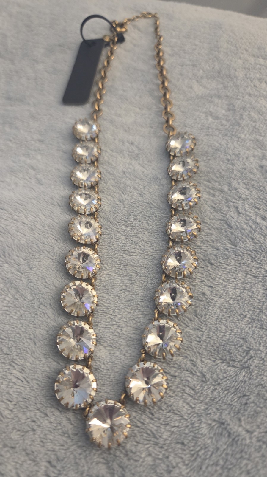 J Crew Crystal Necklace ~ Brulee NWT