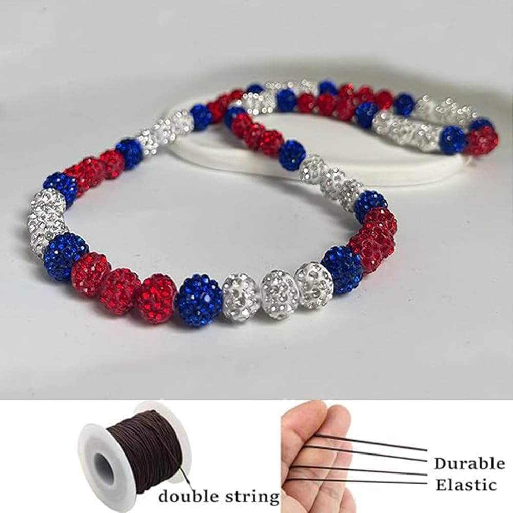 Baseball Necklace 16in/19in/22in Baseball Bling Drip Necklaces Rhinestone Clay B