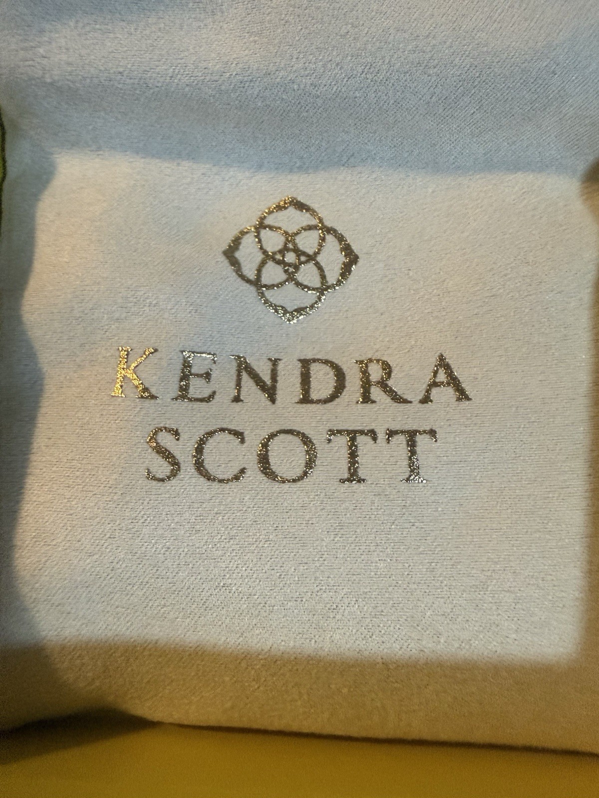 Kendra Scott Elisa Rhodium Plated Silver Oval Drusy Necklace 15in MPN 201547