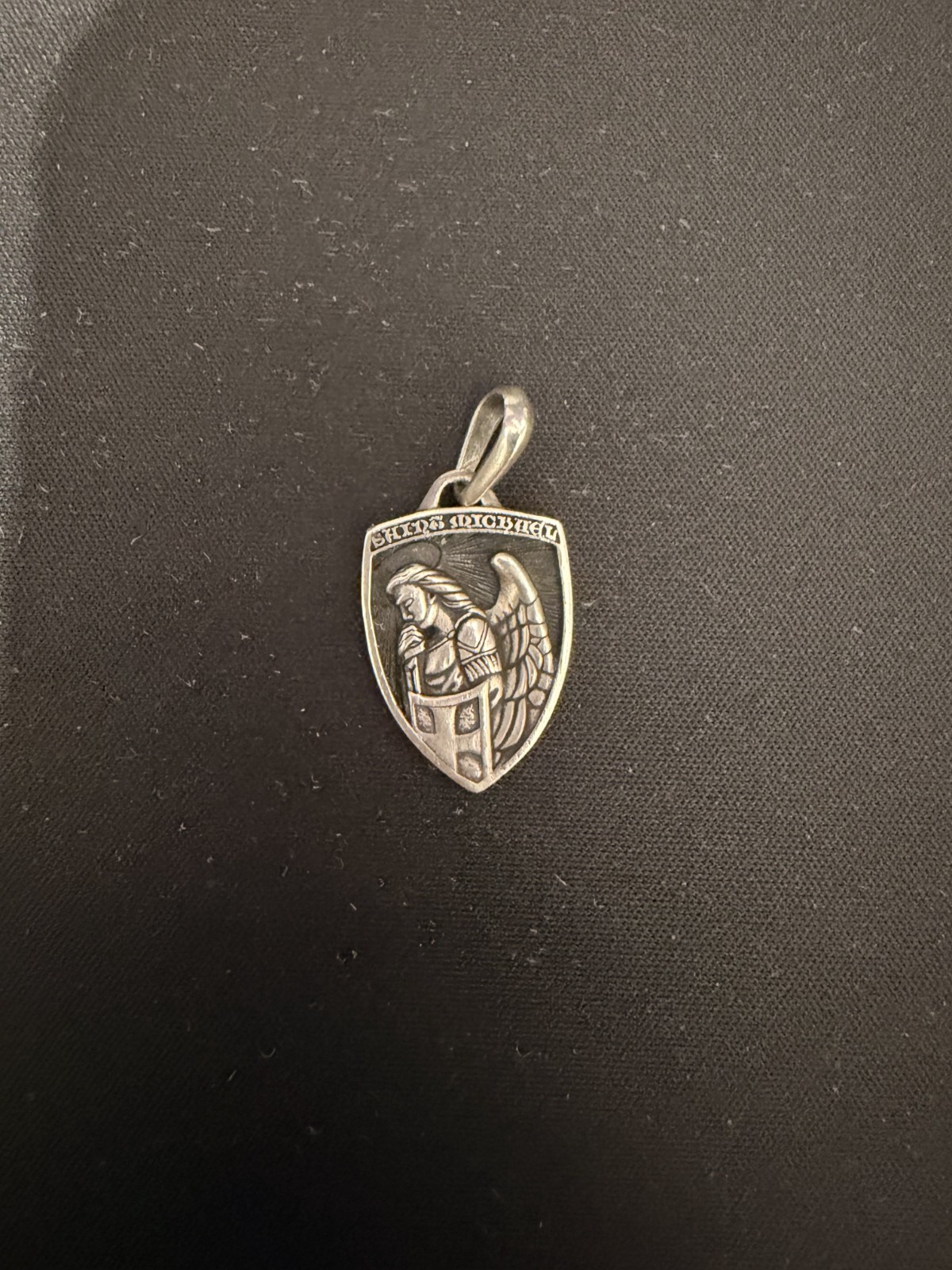 David Yurman St. Michael Amulet Sterling Silver 26mm