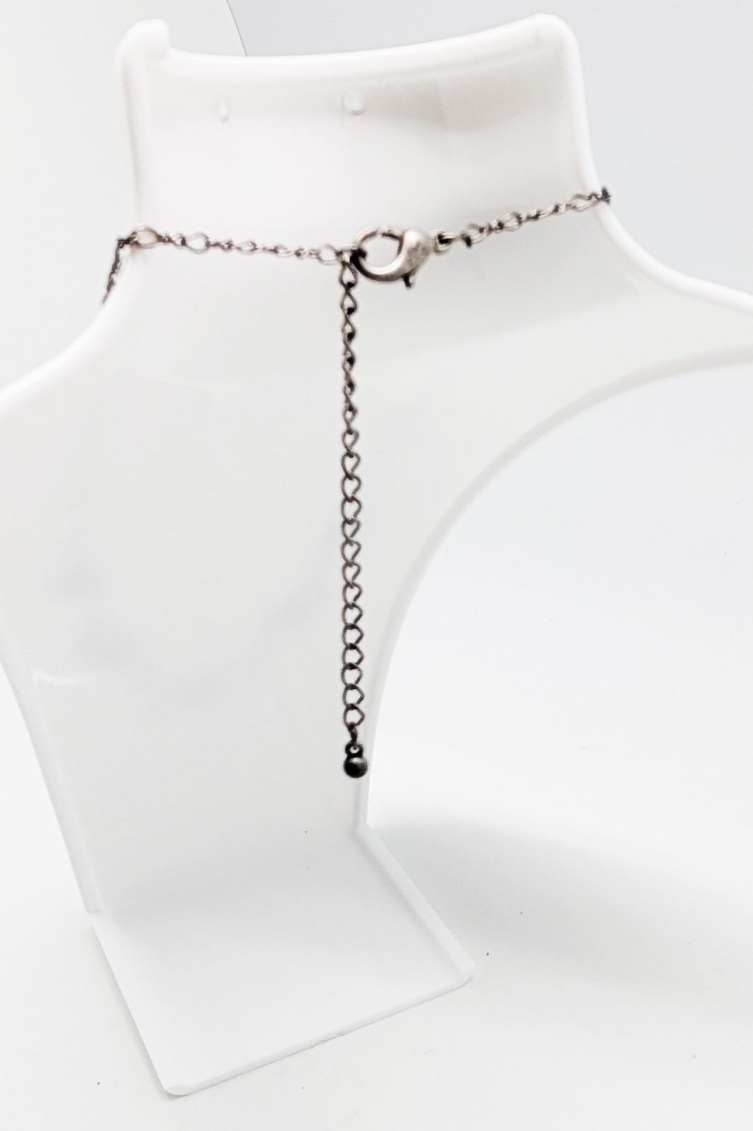 DESIGNER INSPIRED MULTI COLOR CRYSTAL FLORAL ENAMEL SILVER TONE DANGLE NECKLACE