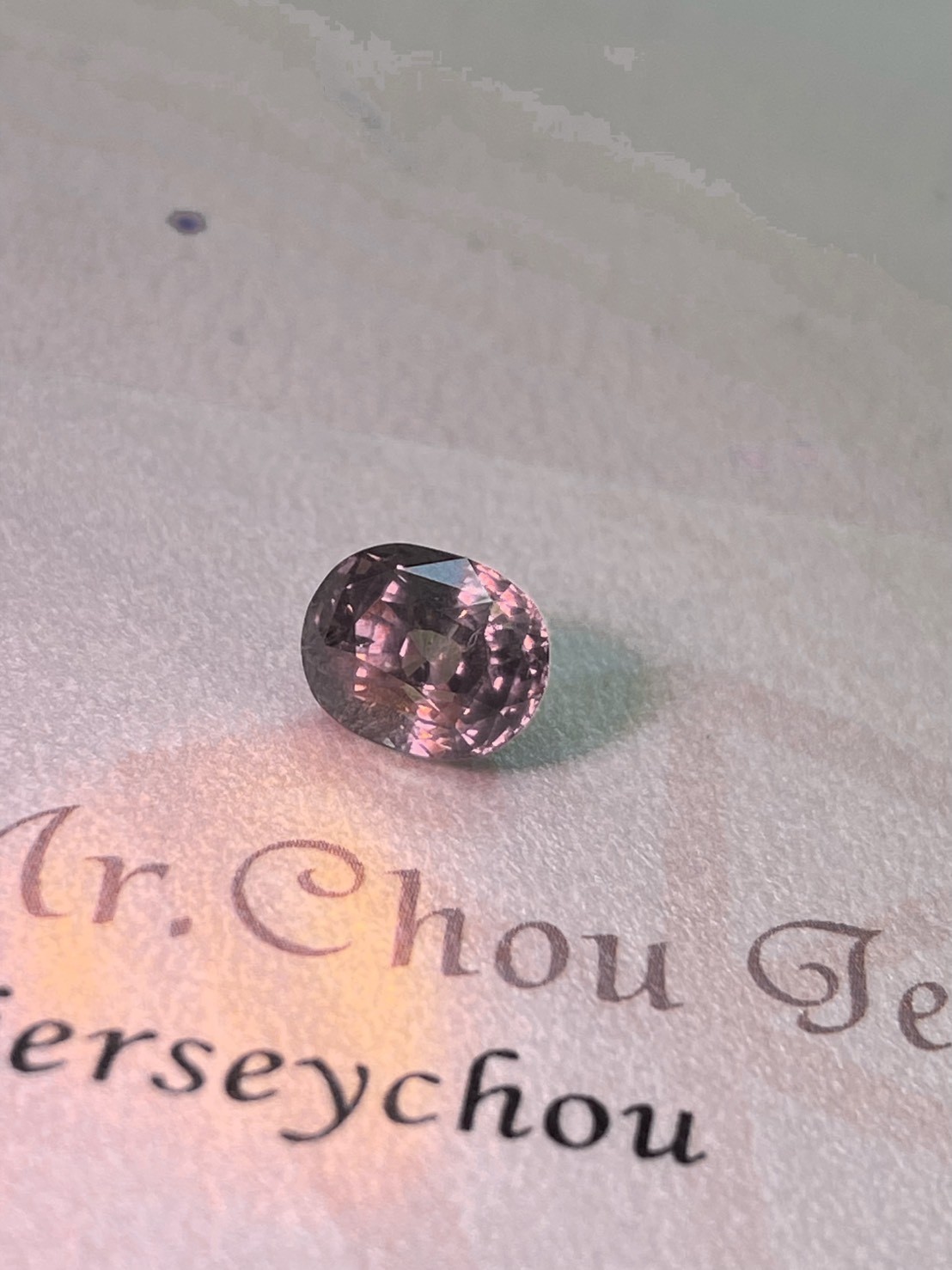 [jerseychou] Natural alexandrite 2.08 ct , AIGS