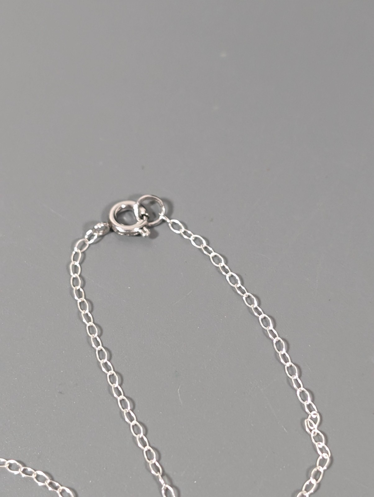 Beachy Boho Coastal Chic Faux Turquoise Bar Chain Necklace Silver Tone 18 in