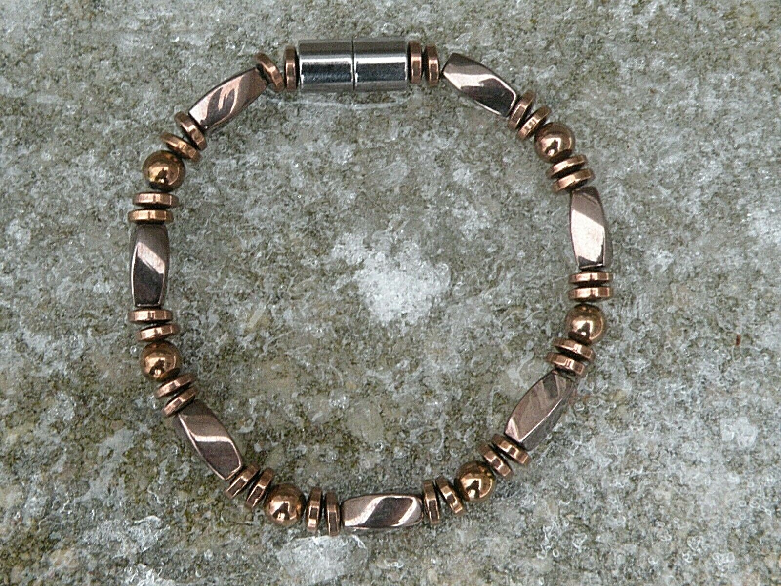 Mens Womens 100% Copper Magnetic Therapy Hematite Anklet Necklace Bracelet