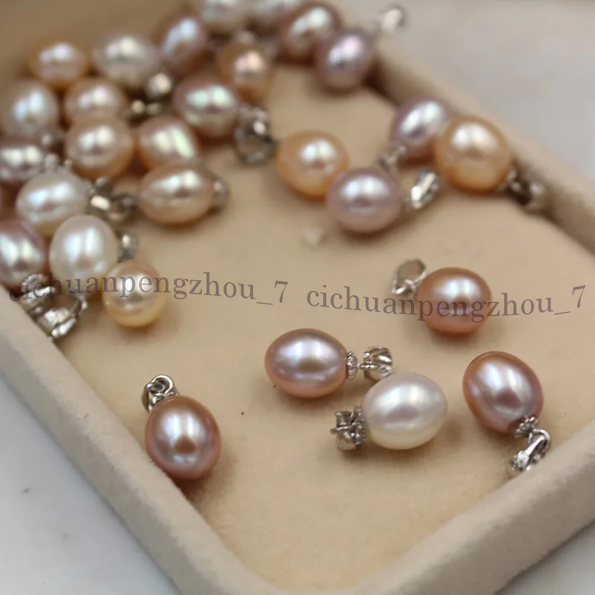 Wholesale Natural Multicolor Freshwater Drop Pearl Pendant for Jewelry Making