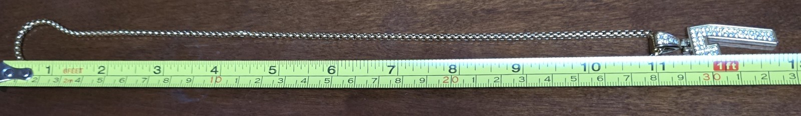 22″ #7 Stainless Steel Crystals Number 7 Pendant Box Chain Necklace Soccer Sport