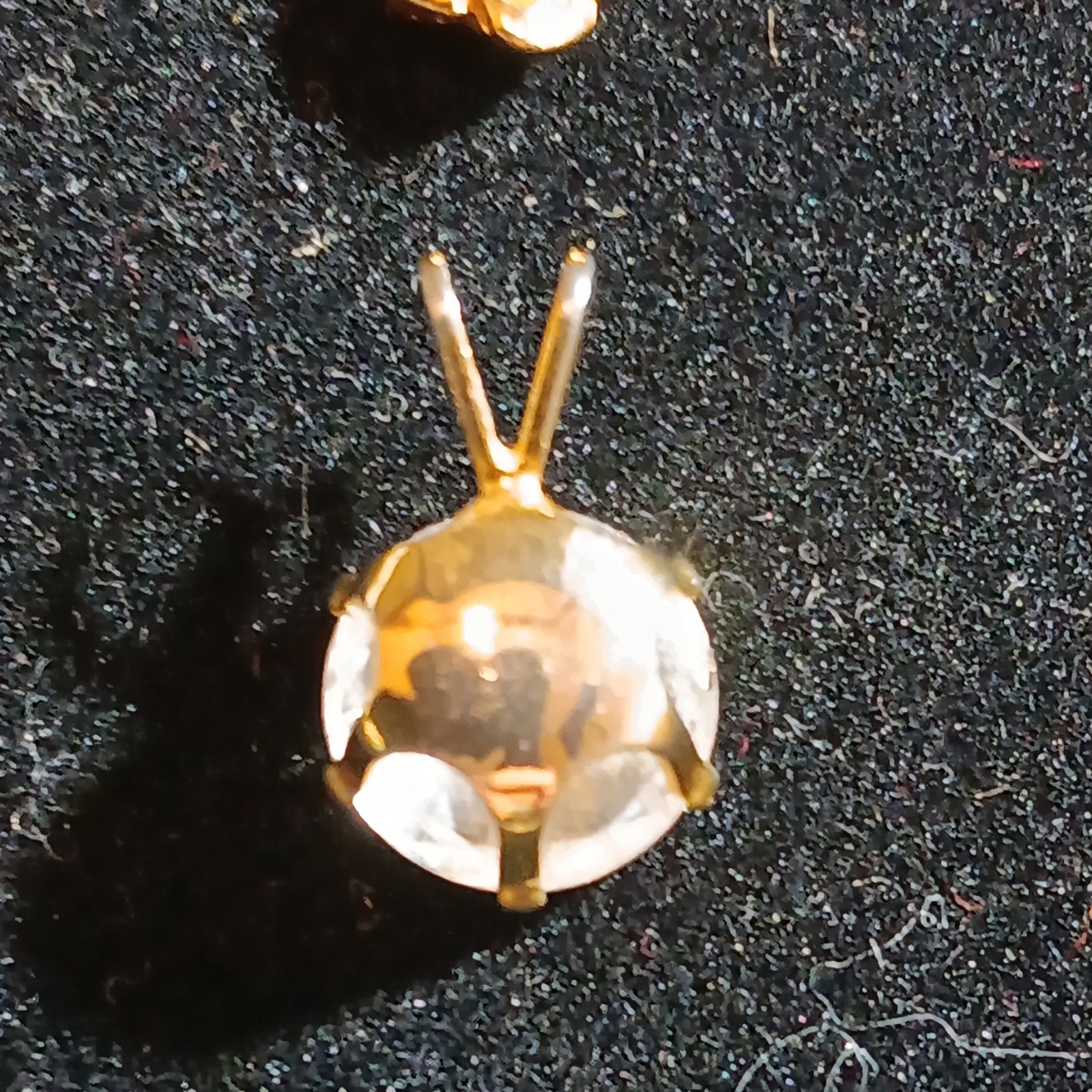 Untested Charm Pendant Lot of 4 Rose Flower Charms Blue & Clear Stone