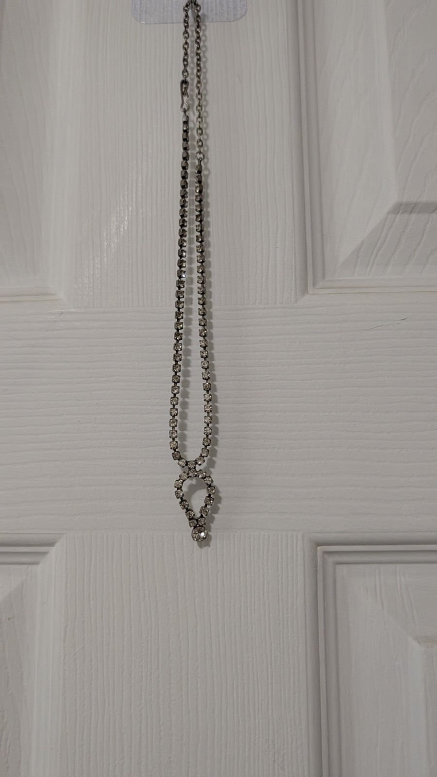 Rhinestone Necklace matching earrings
