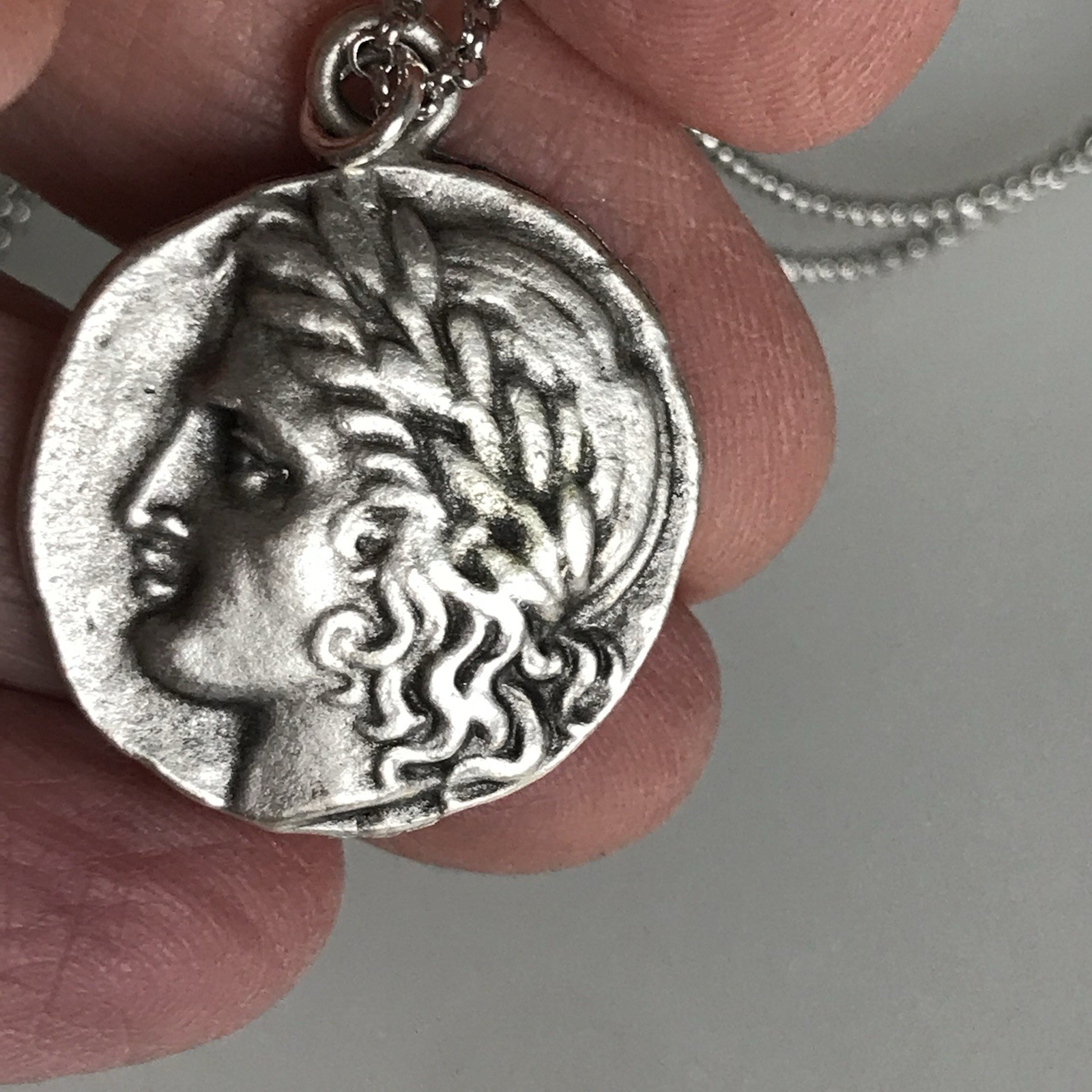 Double Sided Ancient Coin Necklaces-Greek & Roman Inspired Designs – New