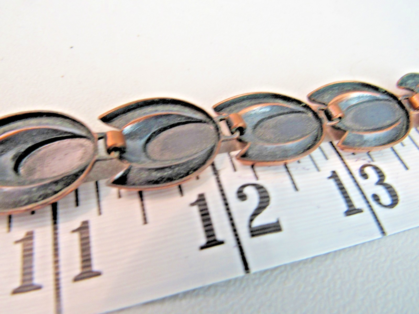 VINTAGE RENOIR COPPER NECKLACE SIGNED CHOCKER NECKLACE 14″