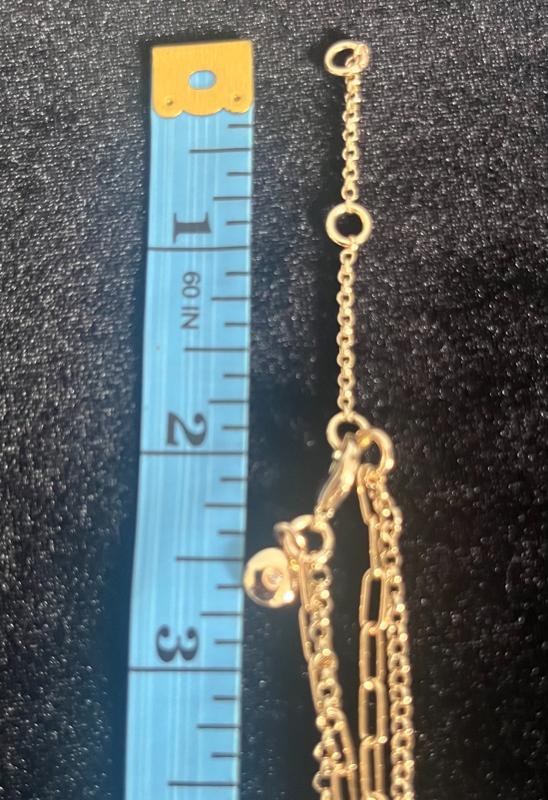 J.Crew Double Strand Layered Necklace Gold Tone Mother of Pearl Disc Coin Signed