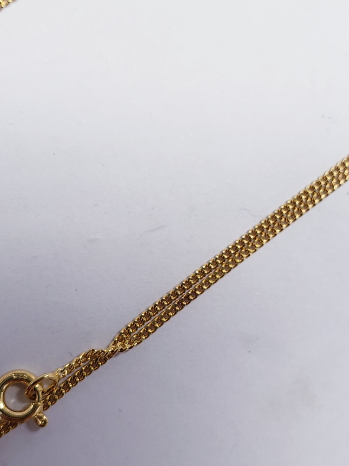 RISHI ALEXANDER CURB CHAIN GOLD TONE 1.2MM 30″