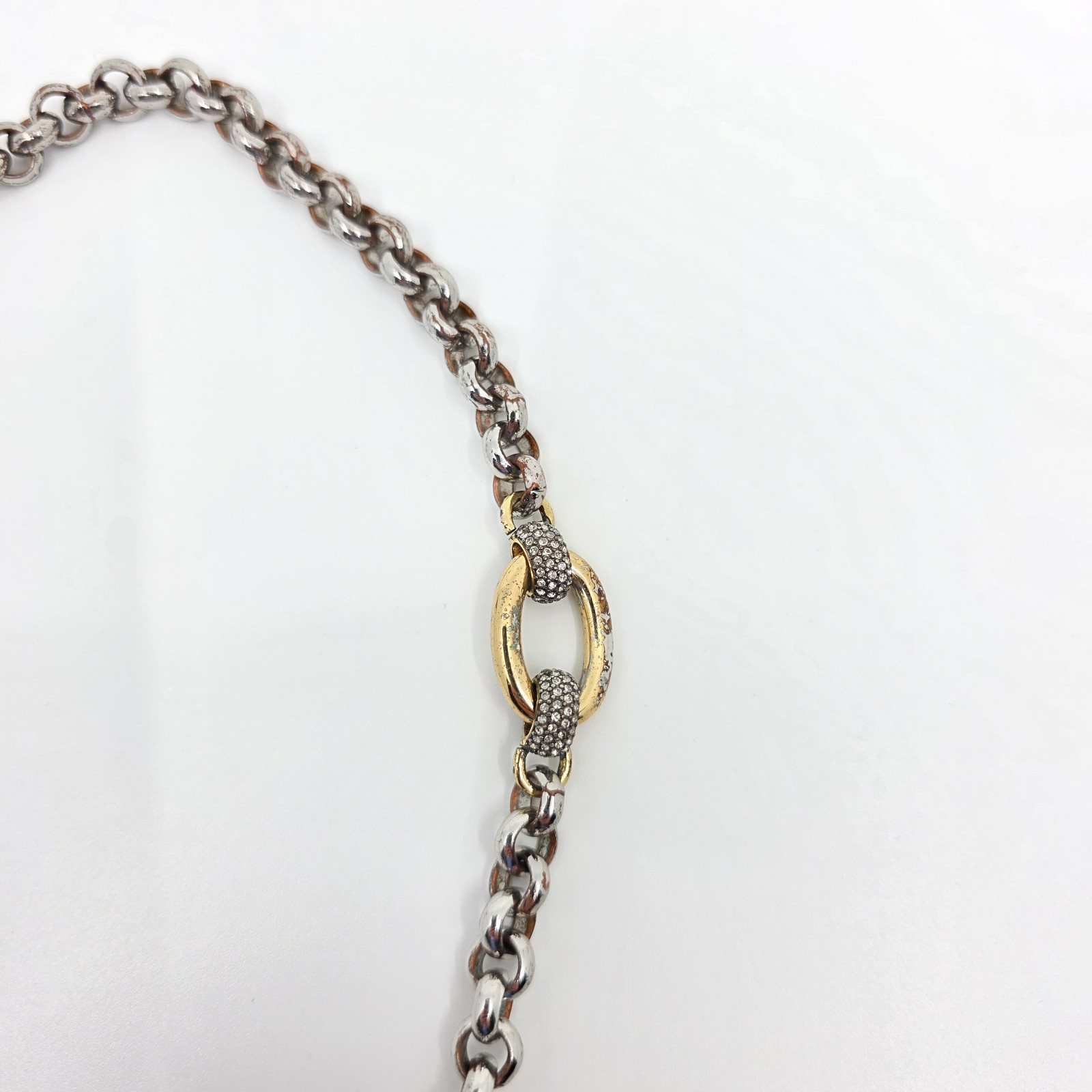 DEMARSON Liberty Necklace 12k Gold and IR Plating MSRP $350