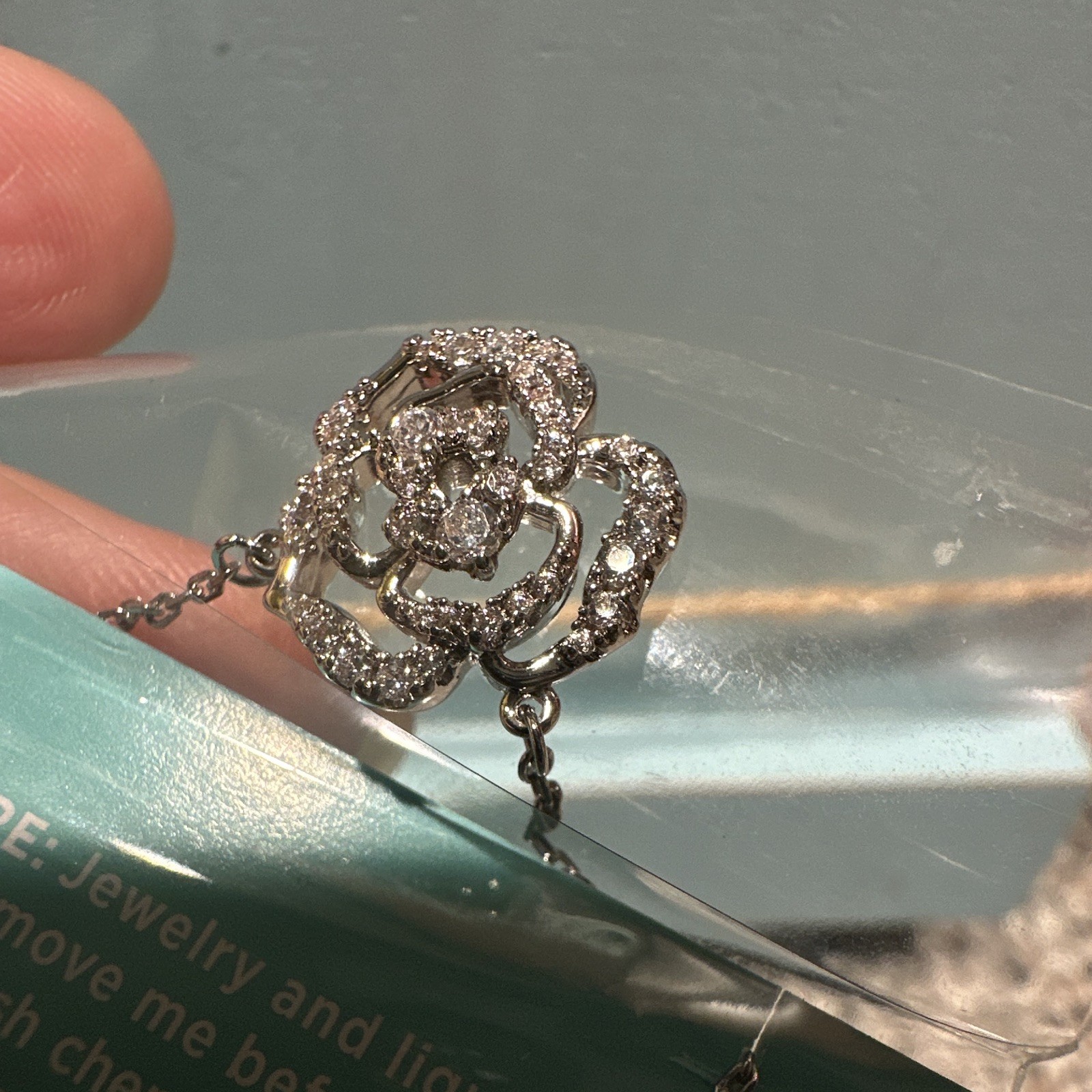Origami Owl Silver “I Am Beautiful” Empowerment Collection Pendant Necklace