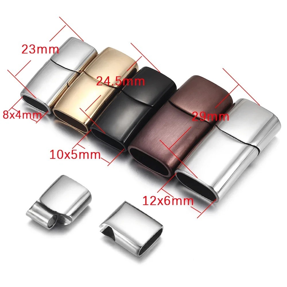 Stainless Steel Magnetic Clasp DIY Bracelet Jewelry Making Accessories Parts