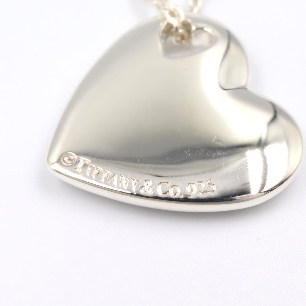 Tiffany & Co Heart in Silver 925 Necklace Pendant Color Unaffected One Size