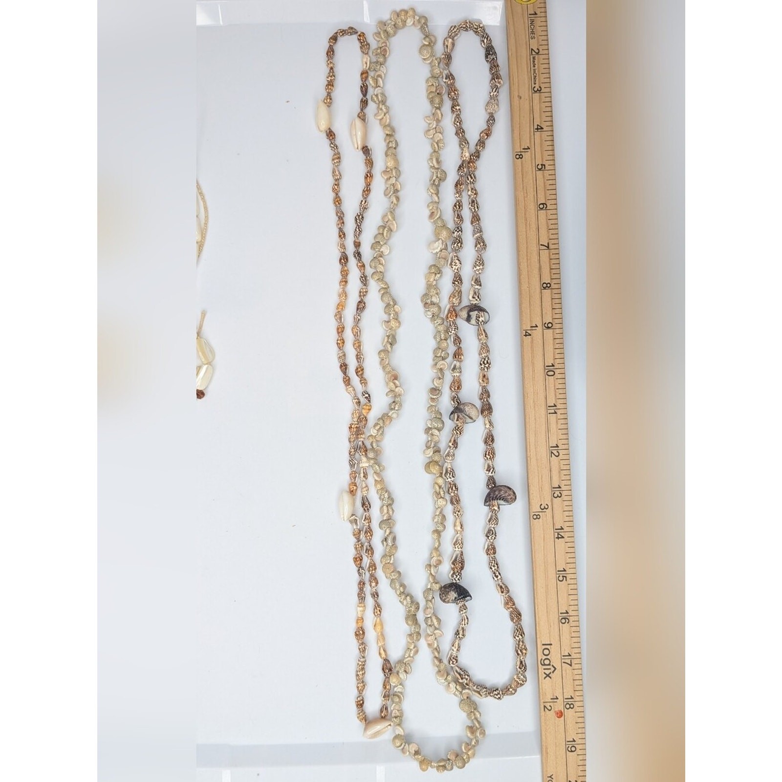 Necklaces Lot Boho Abalone Beach Cowrie Conch Shells Flower Layered Statement 7
