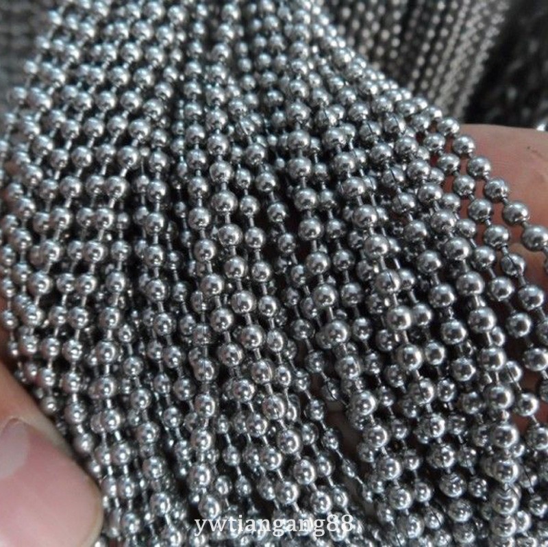 1.5/2/2.4/3.2/4/5/6/8/10mm in bulk Stainless Steel Ball Chain Jewelry finding