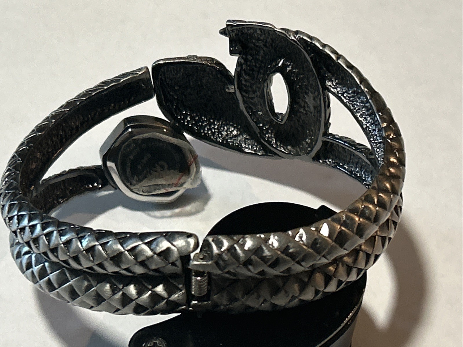 Chi by Falchi Designer Snake Cuff Bracelet Bangle Watch NEW TESTED