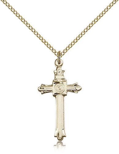 Gold Filled Cross Necklace For Women On 18 Chain – 30 Day Money Back Guarantee