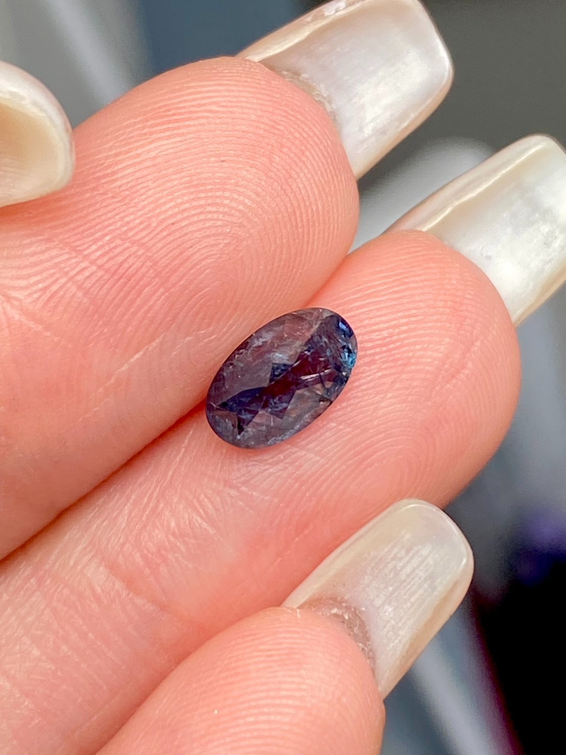 [jerseychou] Natural alexandrite 0.92ct,Brazil