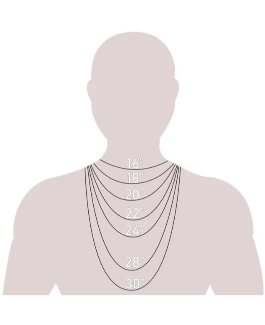 Solid 10K White Gold Gourmette Chain Necklace, 1.0mm 1.5mm Wide