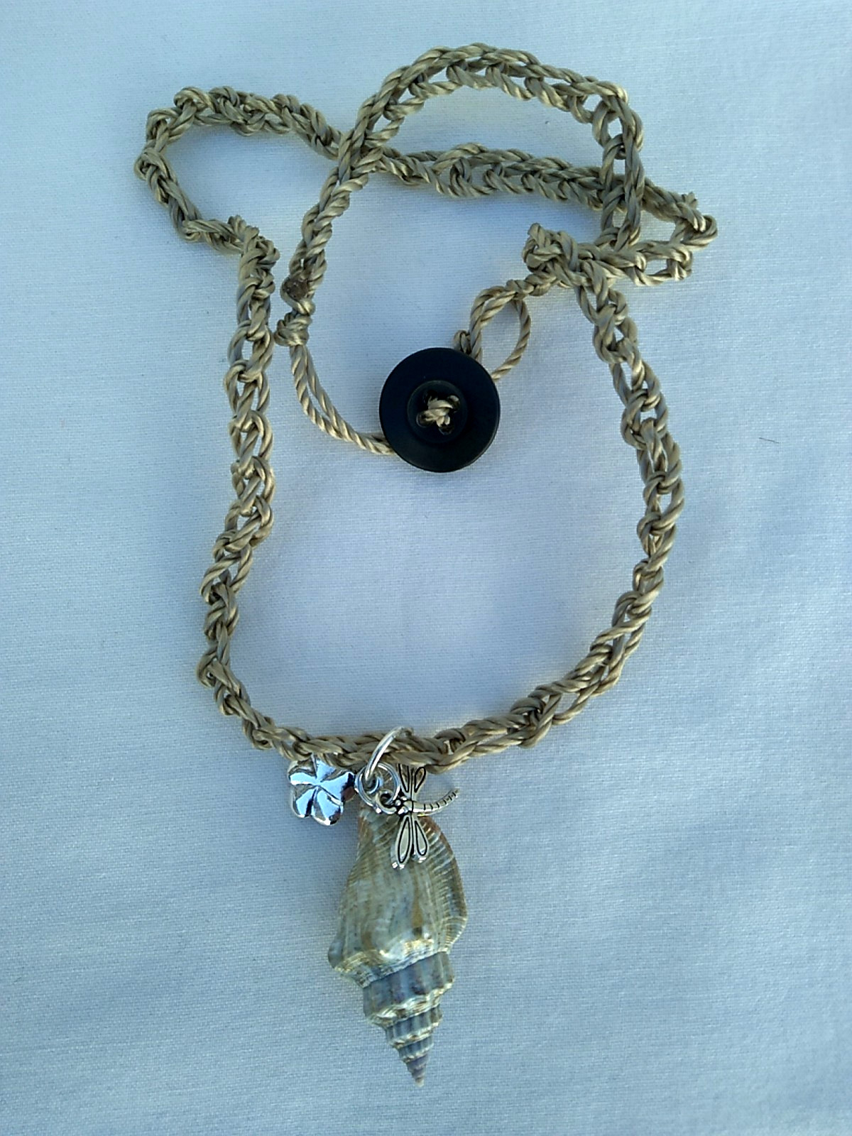 Boho Seashell Pendant Necklace 22″ Women’s Jewelry USA Seller Gift