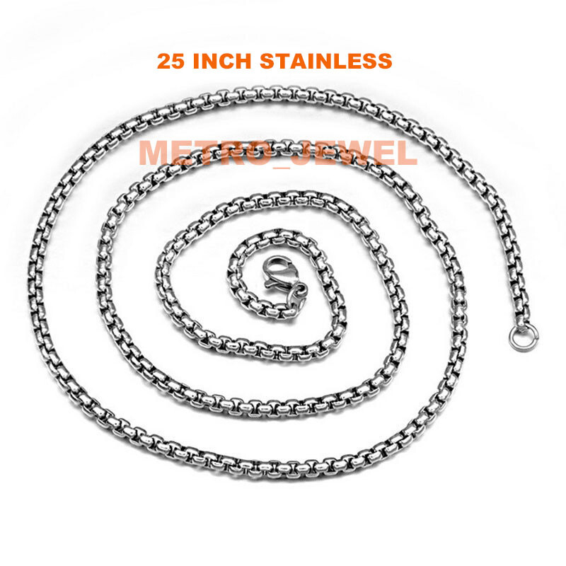 Mens Boys Stainless Steel Biker Eagle Hawk Bird Pendant Necklace For Men
