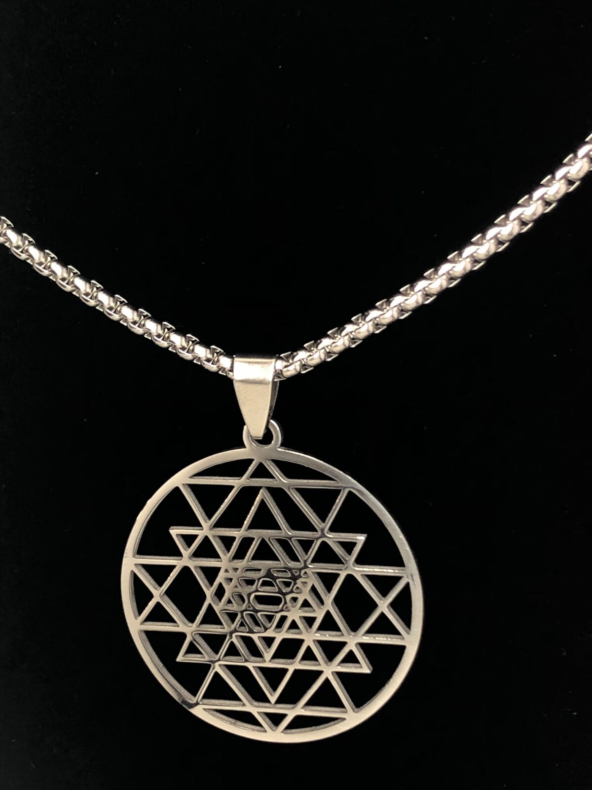 Salomon’s king star pendant free 19″ s steel chain Good luck prosperity