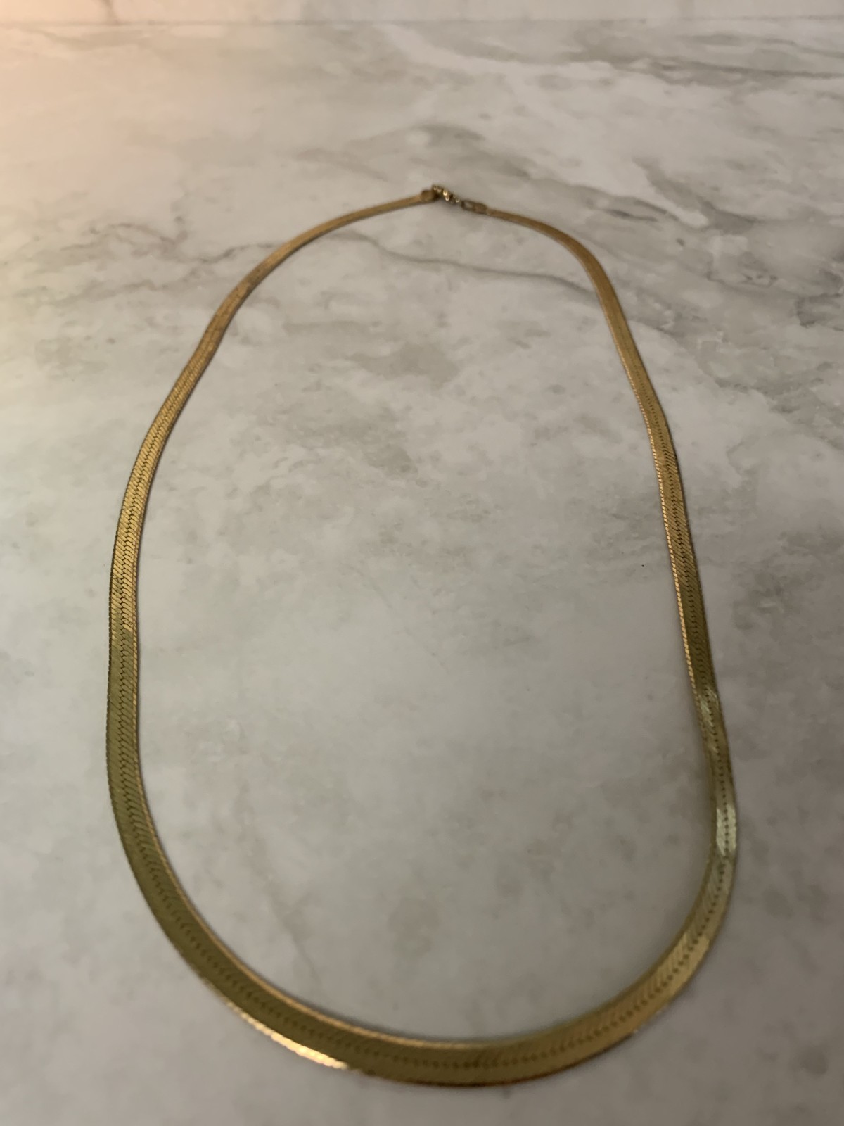 STAMPED 925 MBC MADE IN ITALY 23″ NECKLACE 3/16″ WIDE PRE OWNED VG CONDITION