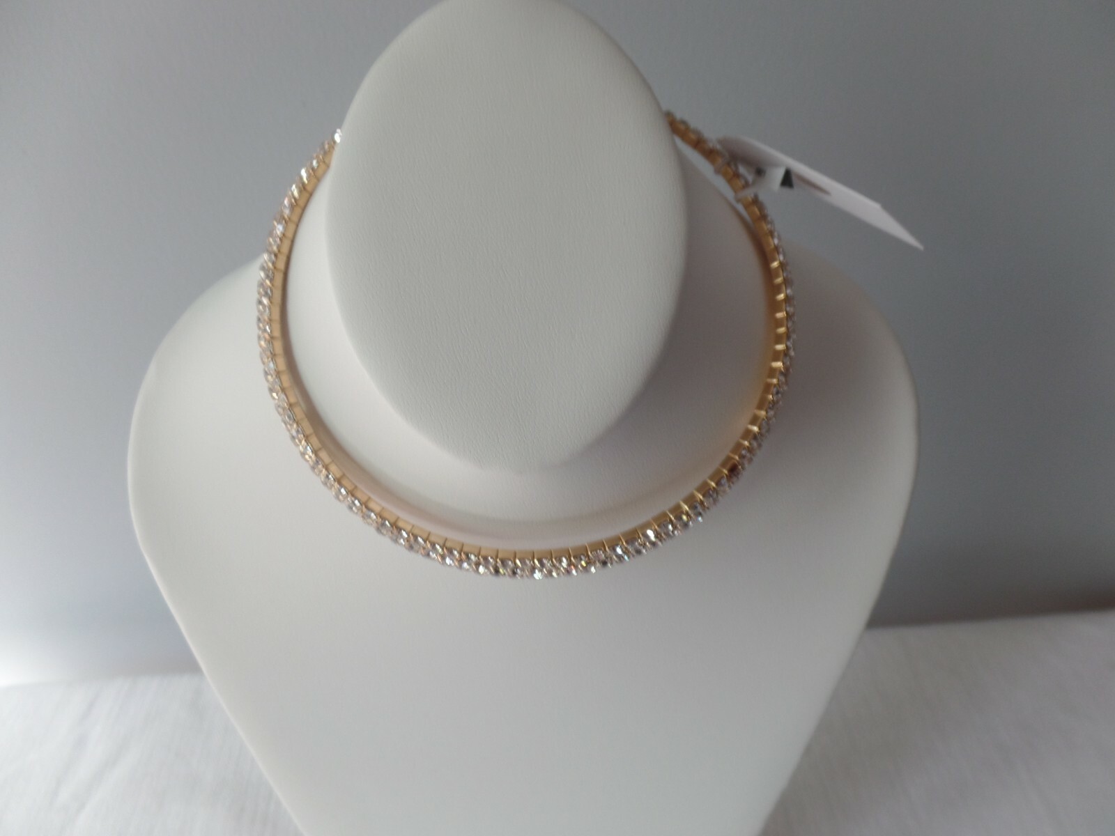 CHOKER NECKLACE, JOAN VASE, CRYSTAL, NEW