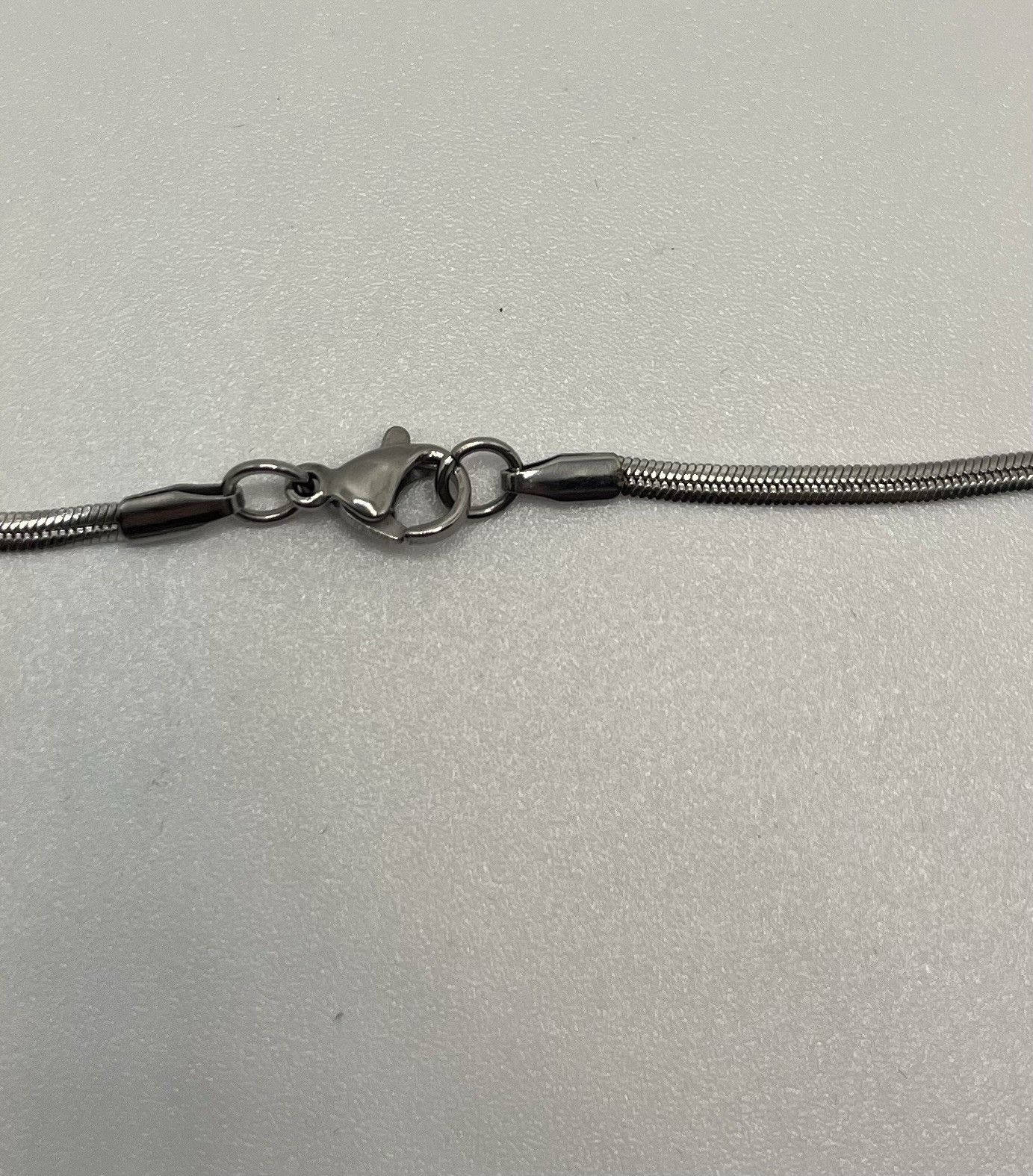 Crab Necklace Rhodium Finish