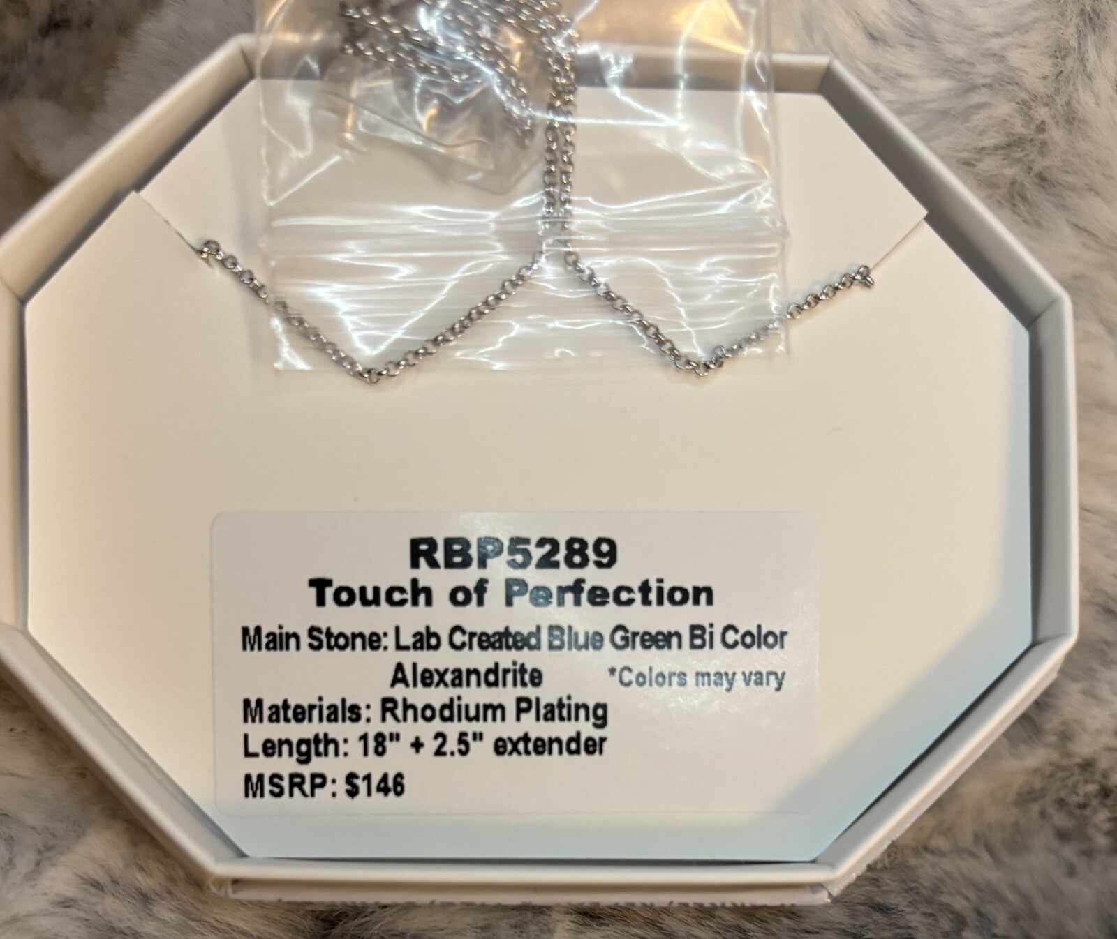 Bomb Party Touch Of Perfection RBP5289 Necklace (Bi Color Stone)