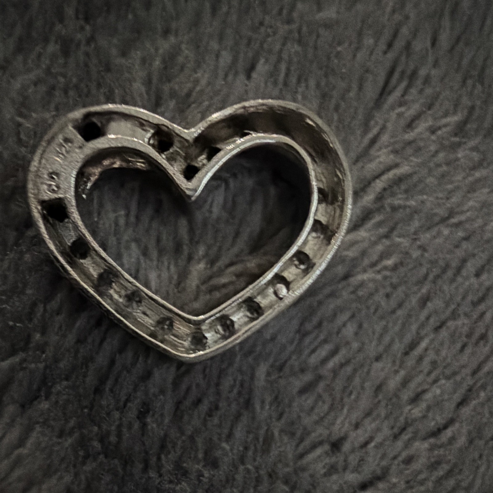 Sterling Silver Pendent With Cz Stones Marked And Tested 925