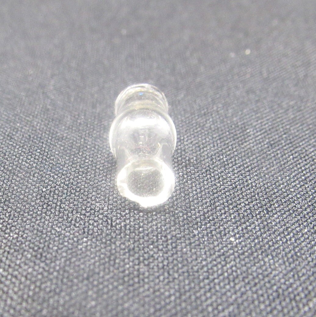 Coke Bottle Clear Glass Vial 1 inch Charm Cremation Ashes Pendant Instruct T