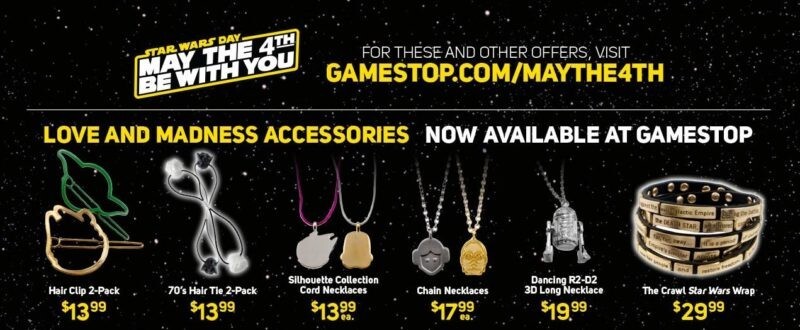 STAR WARS JEWELRY Officially Licensed NECKLACE / EARRINGS/ BRACELETS / HAIR TIES