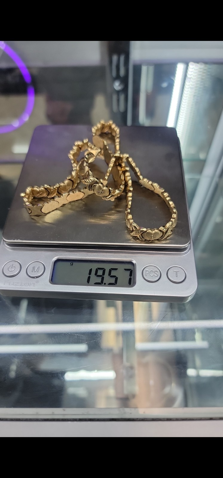 Yellow Gold Link Chain Necklace Metal Chain Style No Stone 19.57g Gold 14k