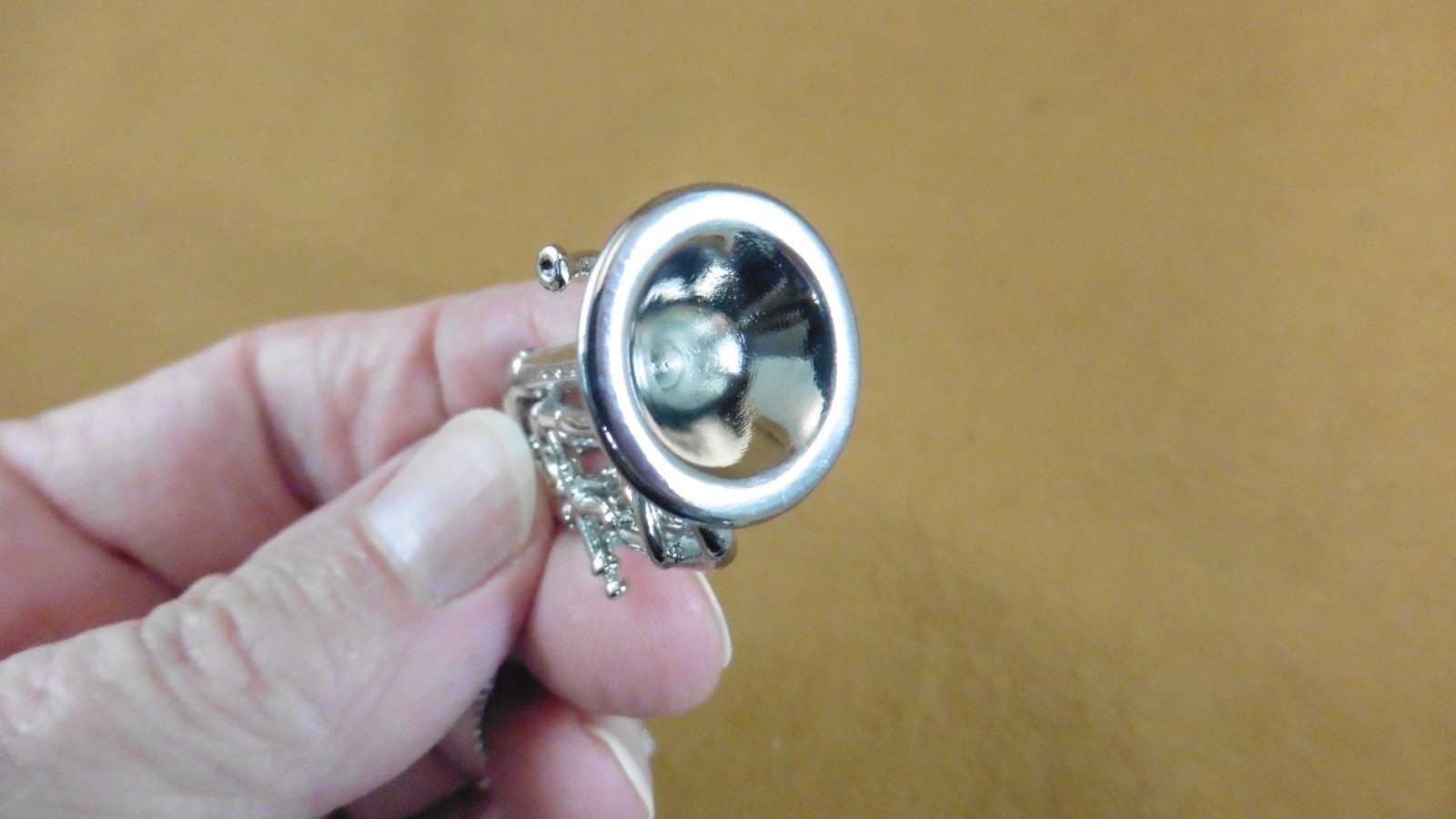 (#M203-F) EUPHONIUM Silver Nickel PENDANT NECKLACE Jewelry instrument