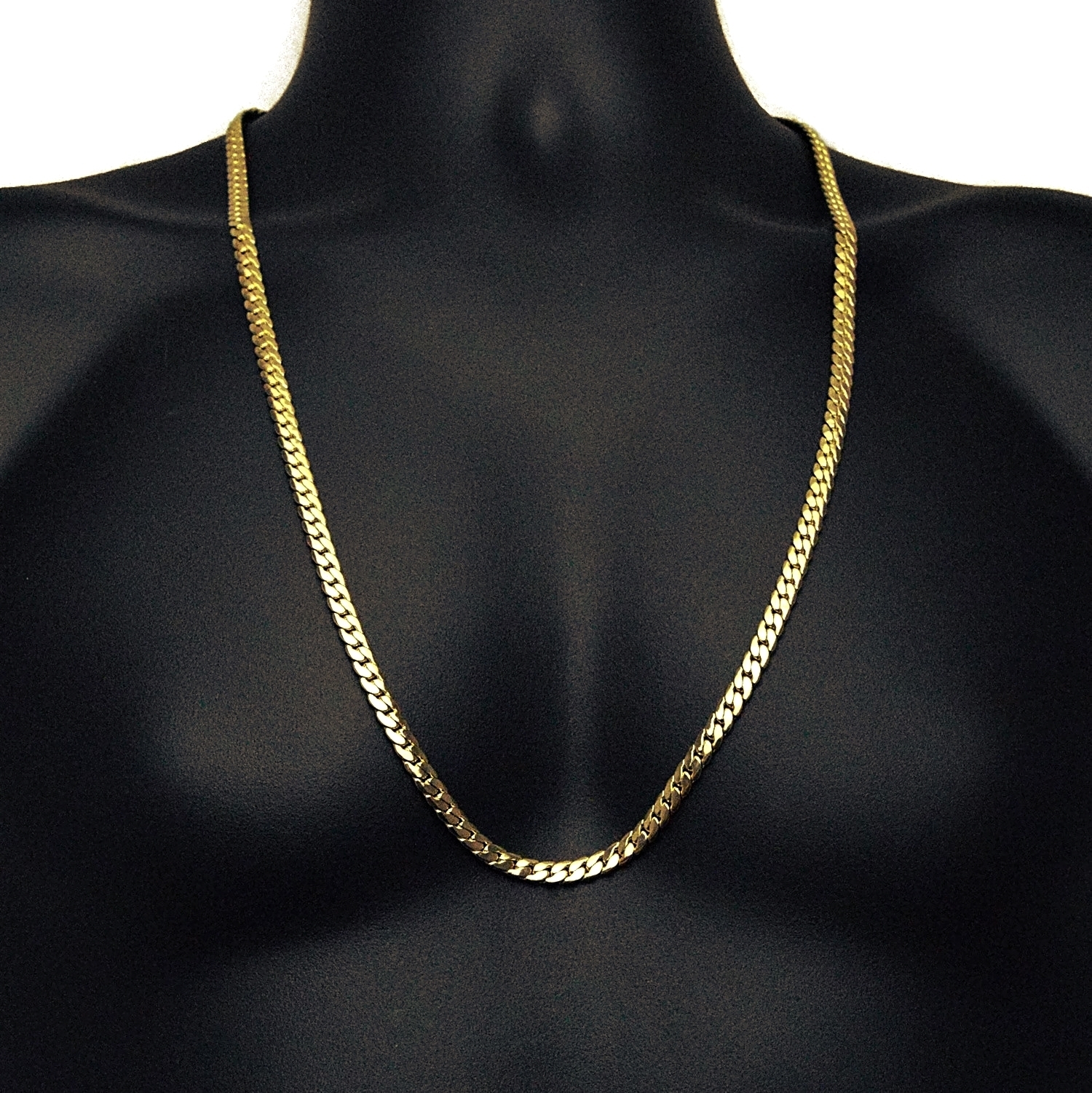 Miami Cuban Link Chain 14k Yellow Gold Plated 5-12 mm Wide 20″ 24″ 30″ Necklace