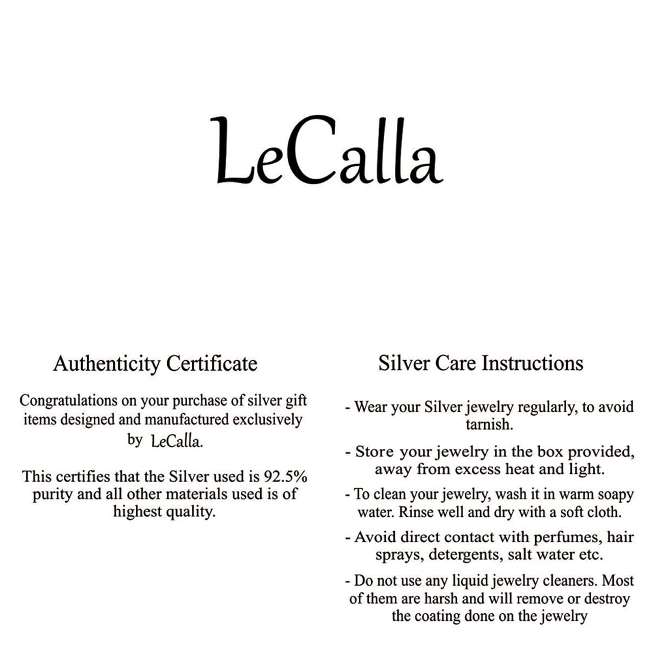 Lecalla Solid 925 Sterling Silver Italian 2 Mm Diamond-Cut Twisted Braided Rope