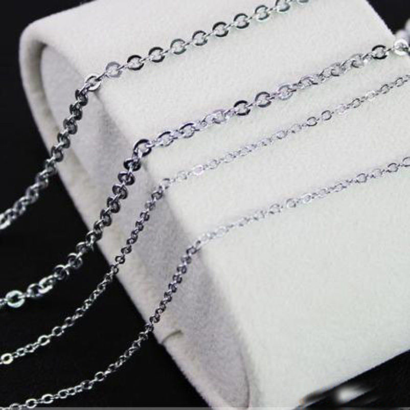 Wholesale Lots Silver 1.5/2.0/2.4/3.2mm Stainless Steel Bulk Factory Cross Chain