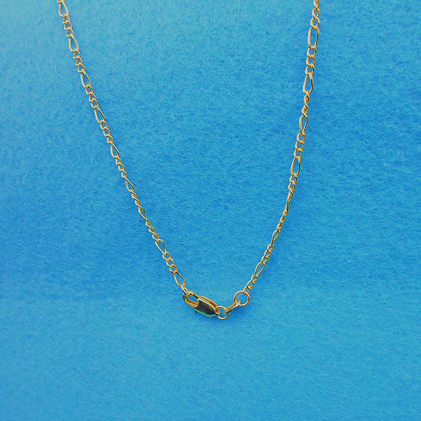 1X Wholesale 16-30″ Jewelry 18K Gold Filled Figaro Chains Necklaces for Pendants