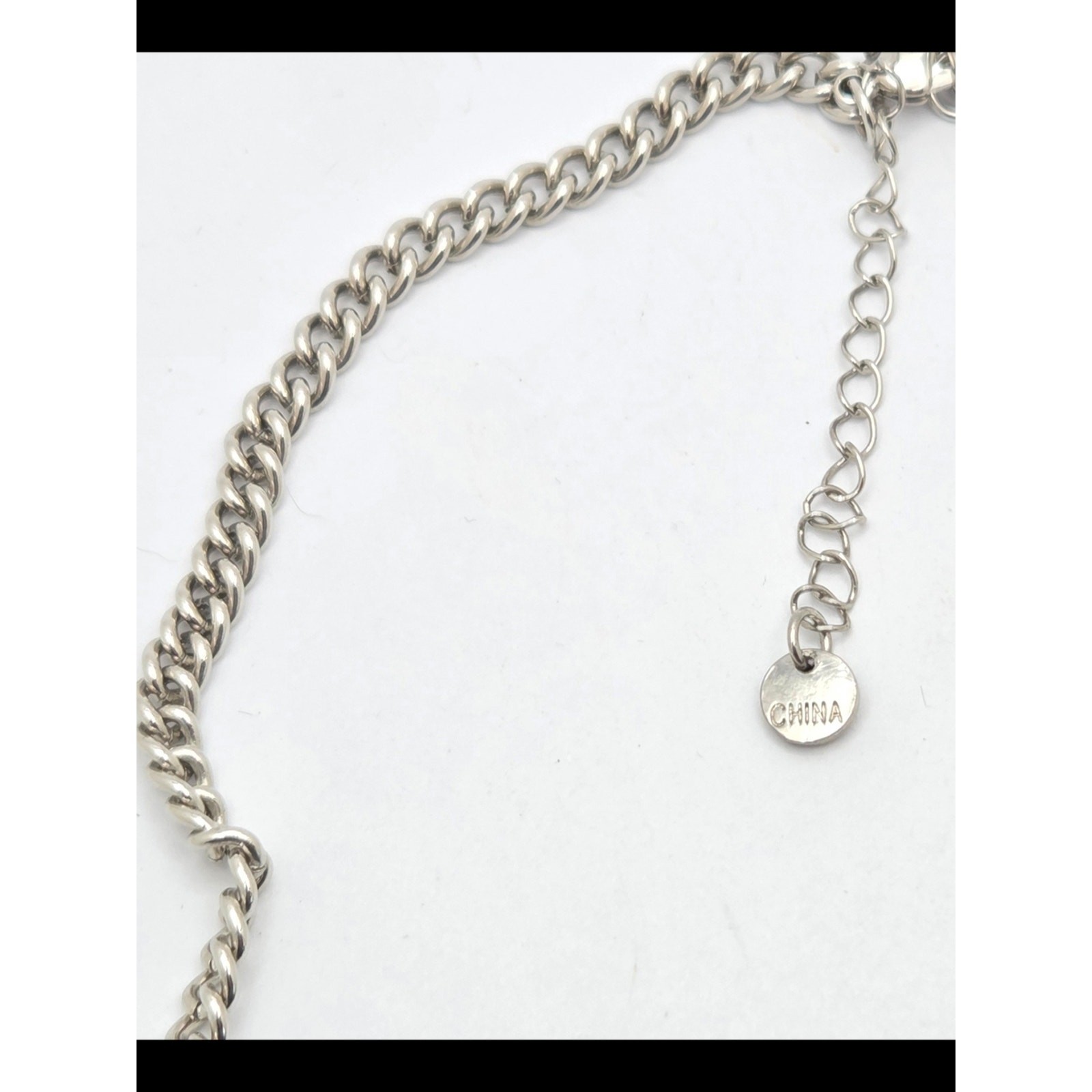 Vintage Inspired Silver Filigree Flower Faux Pearl Bib Statement Necklace 22″